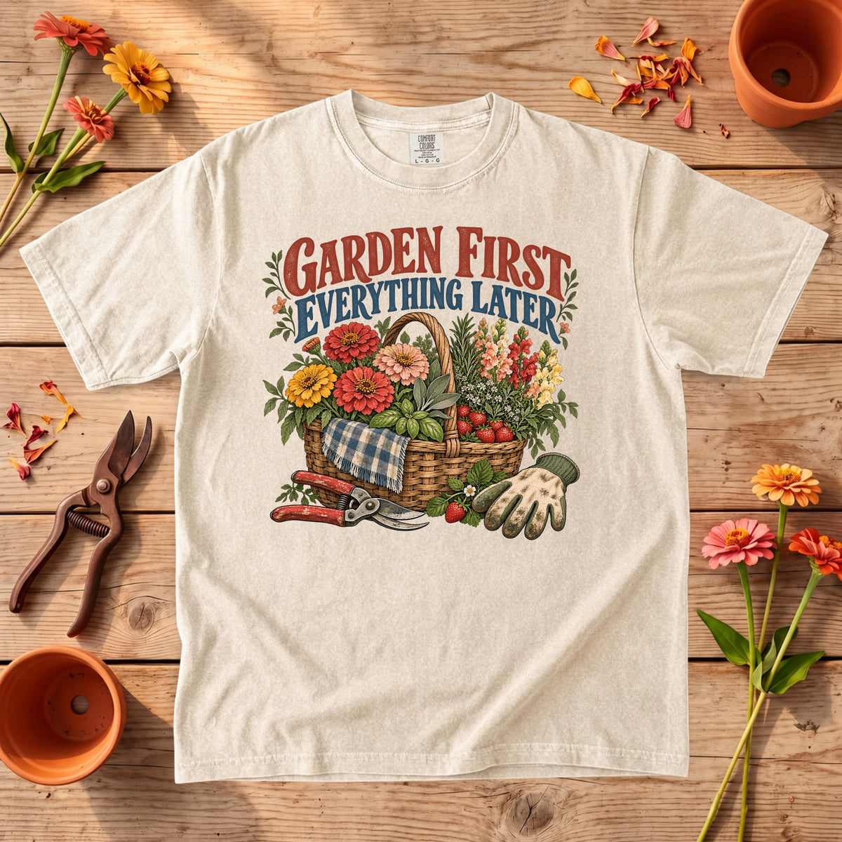Garden First Everything Later T-Shirt