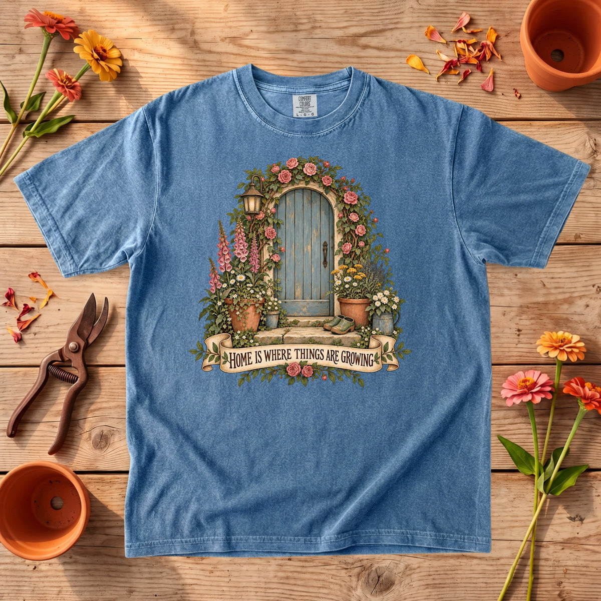 Home Is Where Things Are Growing T-Shirt