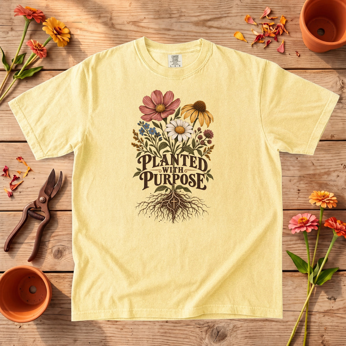 Planted with Purpose Wildflower Faith T-Shirt