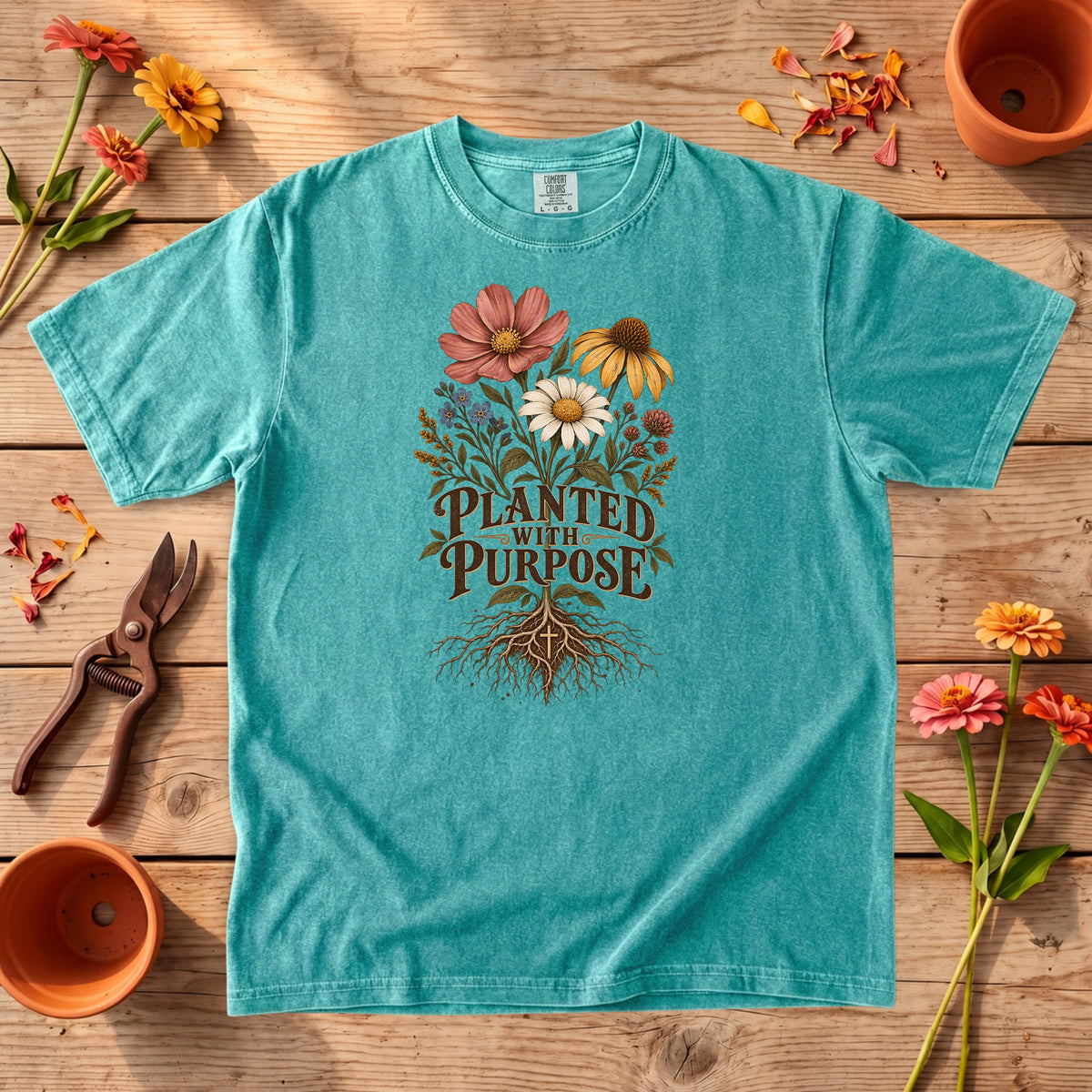 Planted with Purpose Wildflower Faith T-Shirt