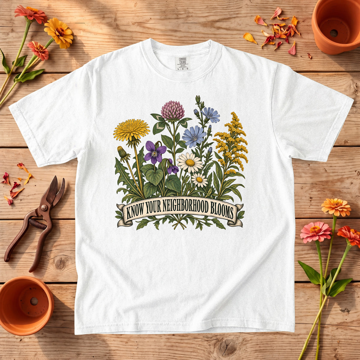 Know Your Neighborhood Blooms T-Shirt