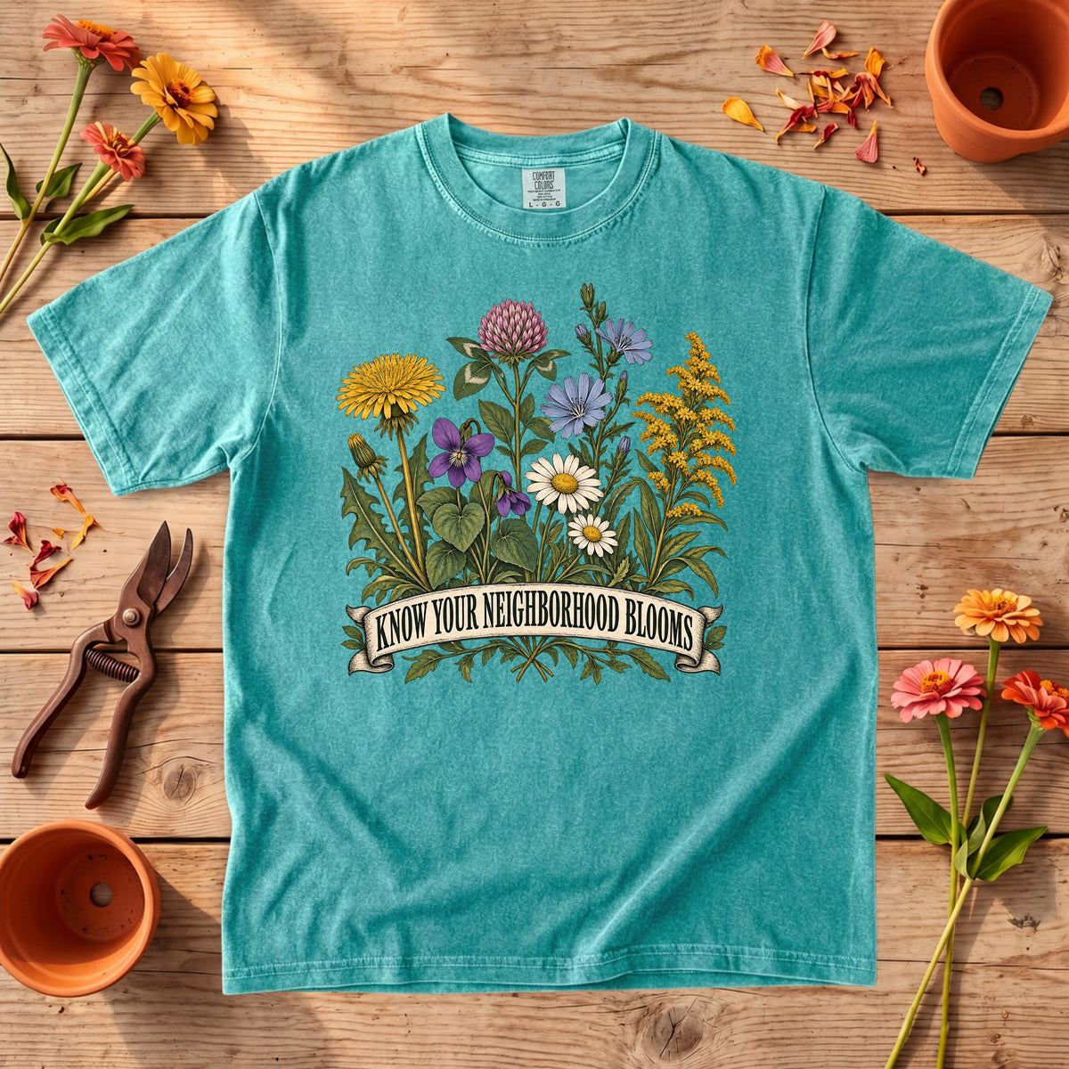 Know Your Neighborhood Blooms T-Shirt
