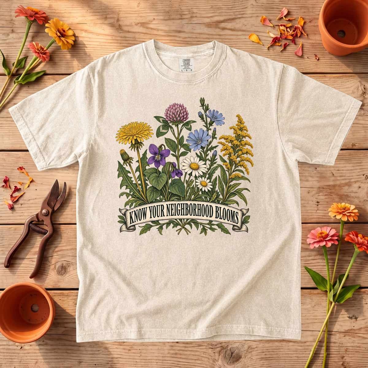 Know Your Neighborhood Blooms T-Shirt