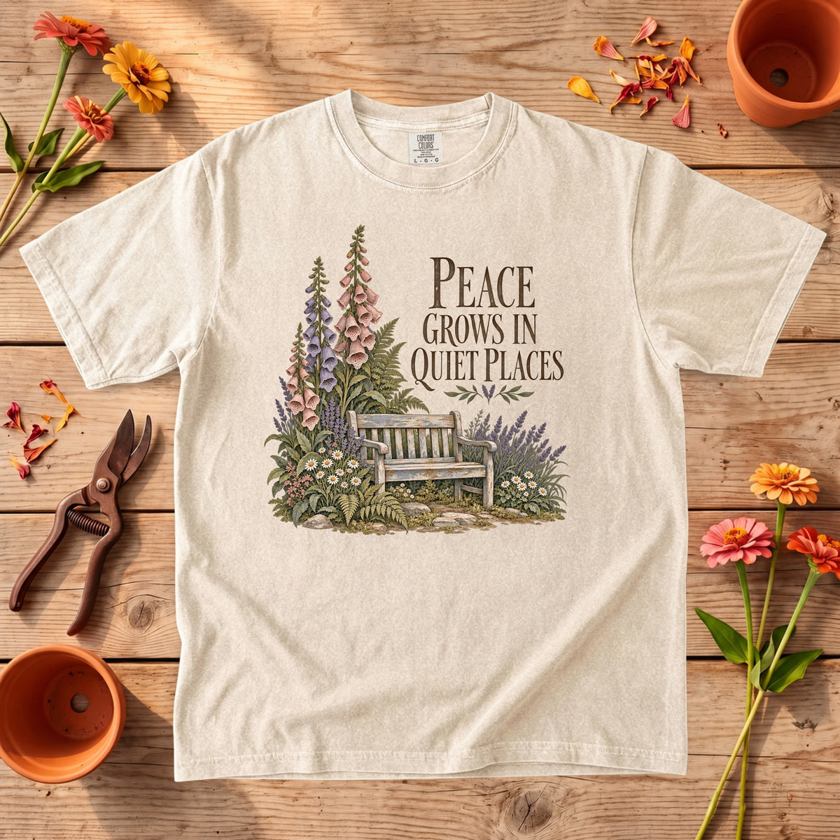 Peace Grows in Quiet Places T-Shirt