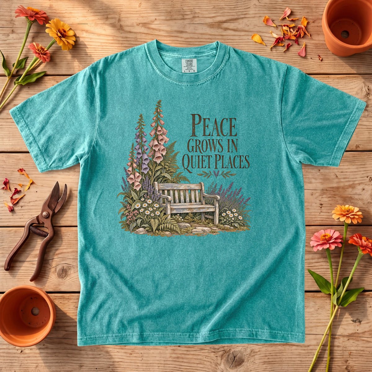 Peace Grows in Quiet Places T-Shirt