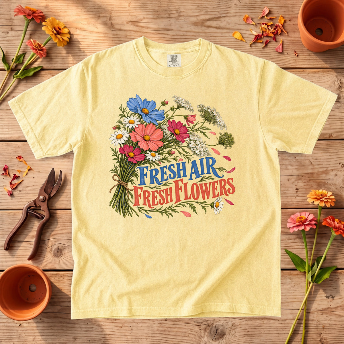 Fresh Air Fresh Flowers T-Shirt