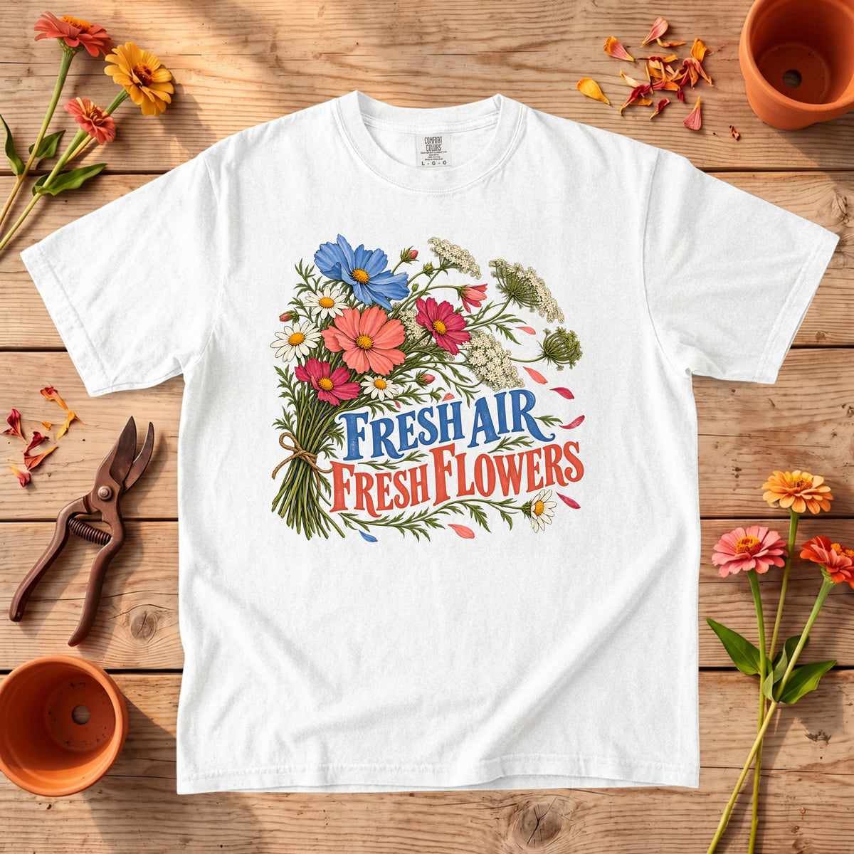 Fresh Air Fresh Flowers T-Shirt