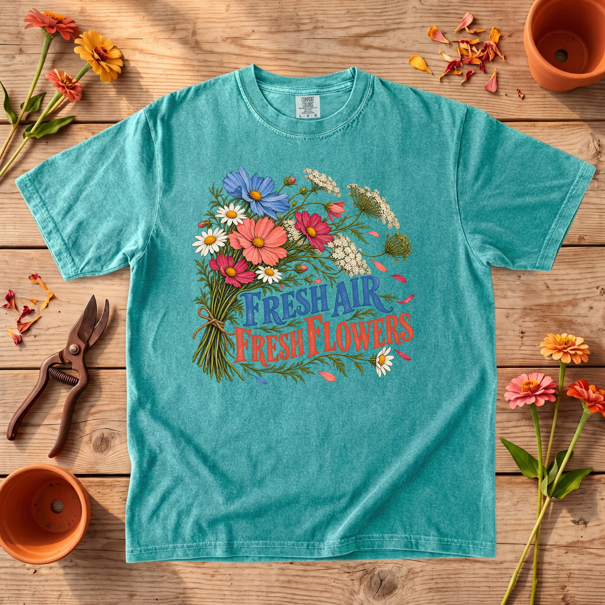 Fresh Air Fresh Flowers T-Shirt