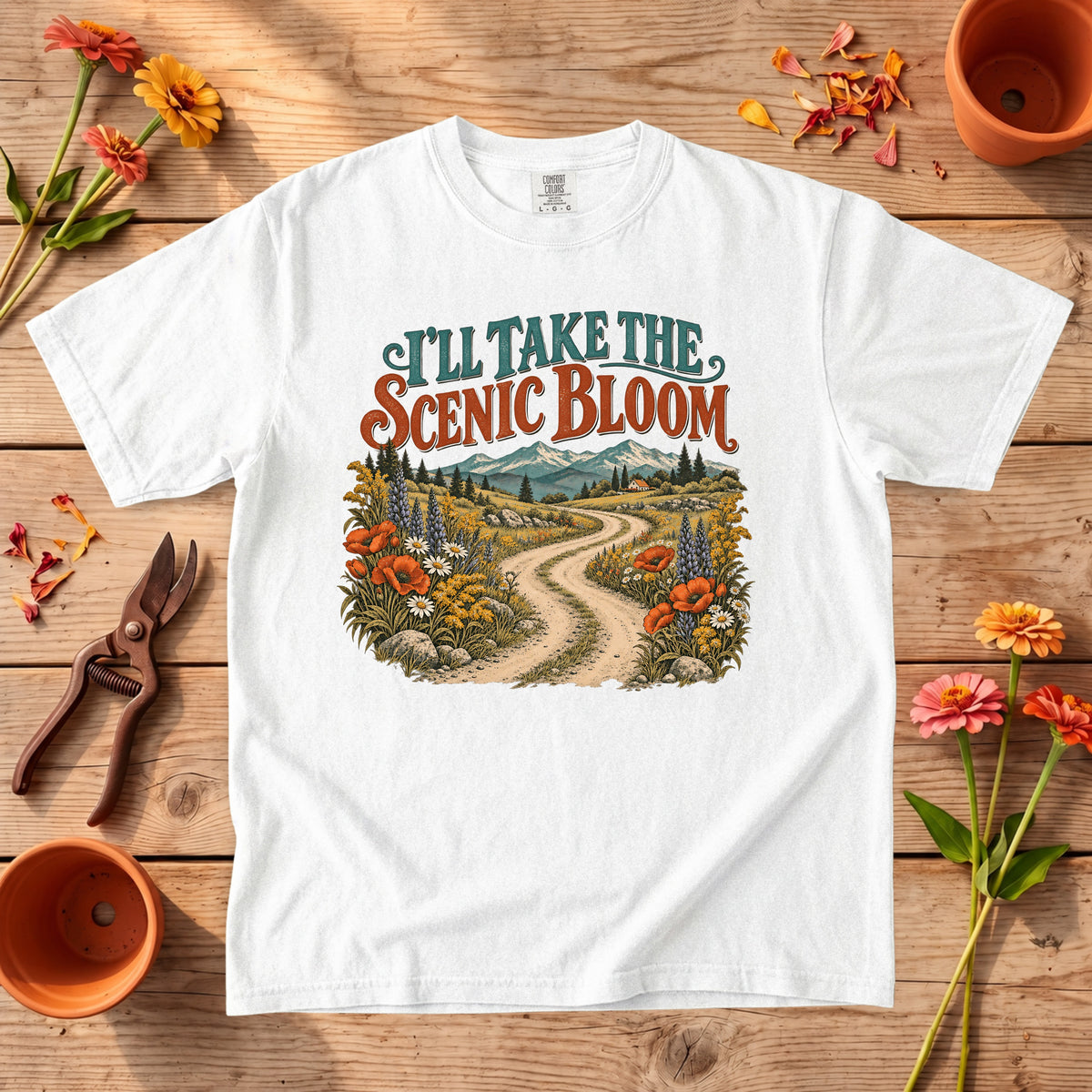 I’ll Take the Scenic Bloom T-Shirt