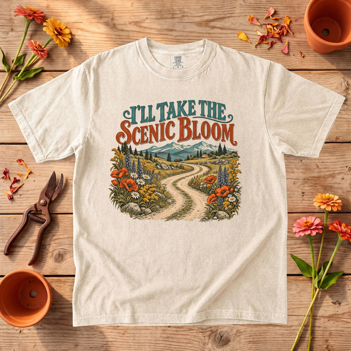 I’ll Take the Scenic Bloom T-Shirt