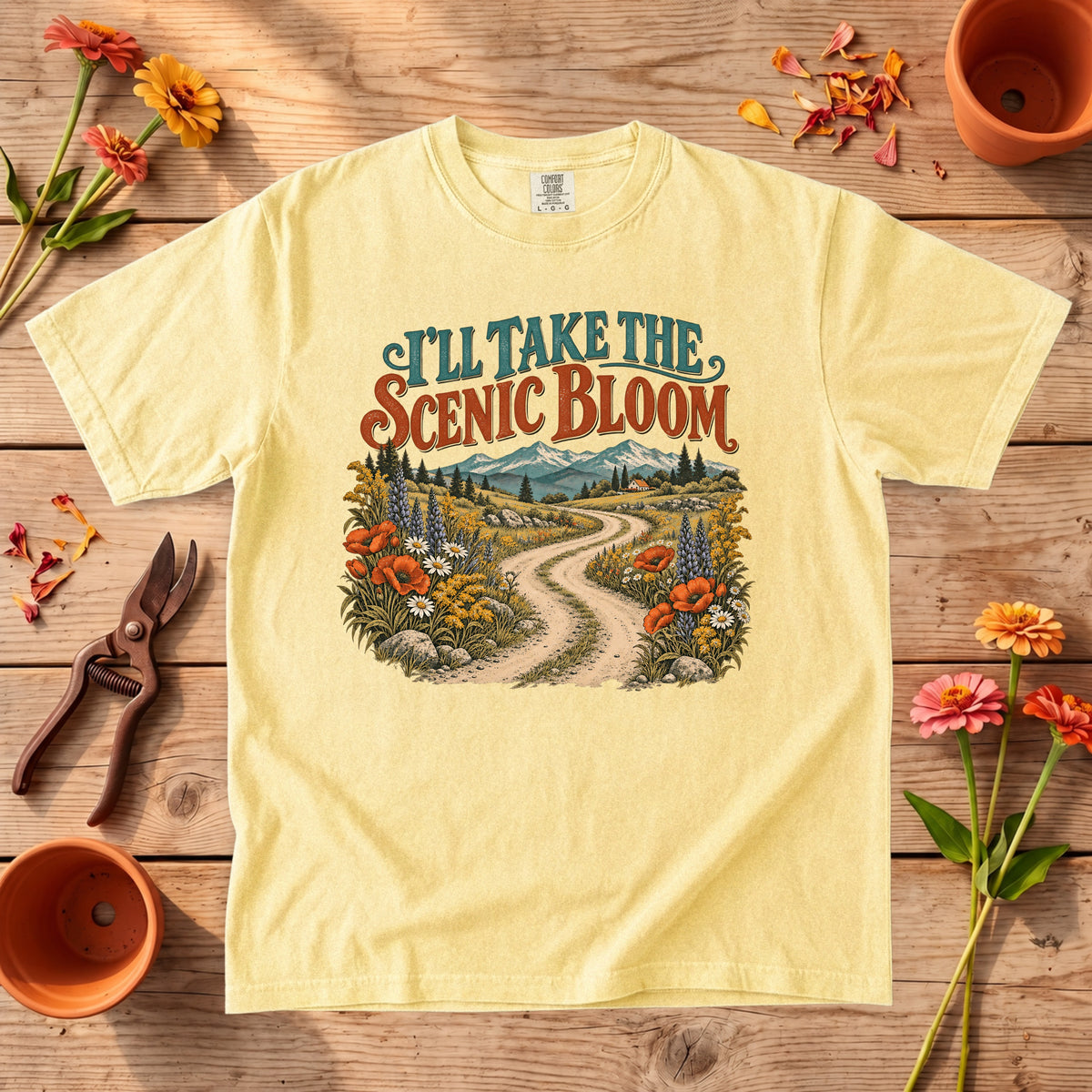 I’ll Take the Scenic Bloom T-Shirt