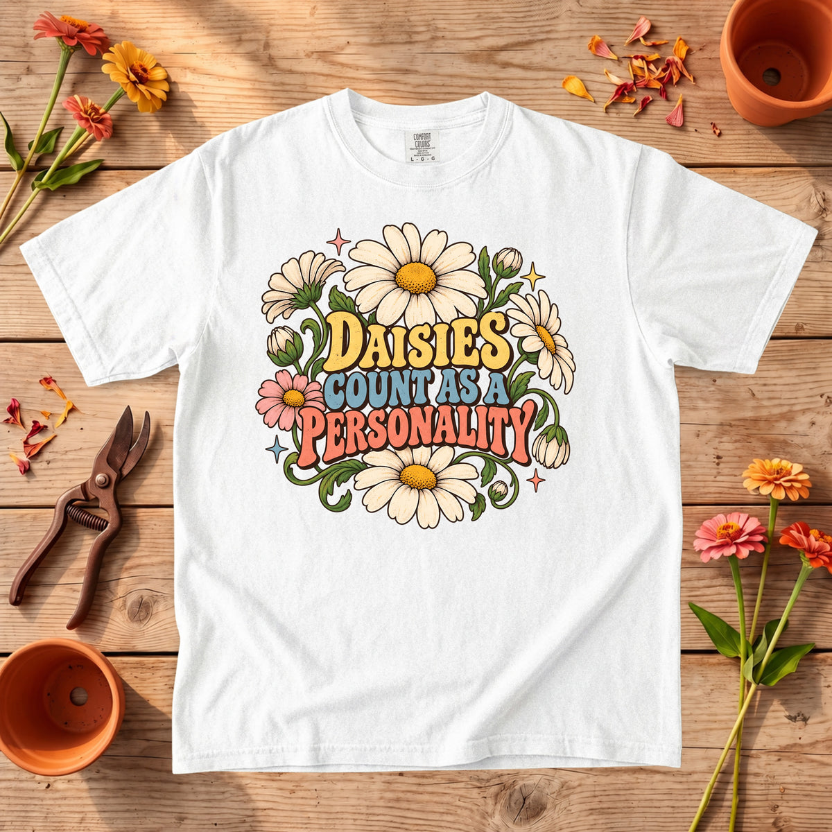 Daisies Count as a Personality T-Shirt