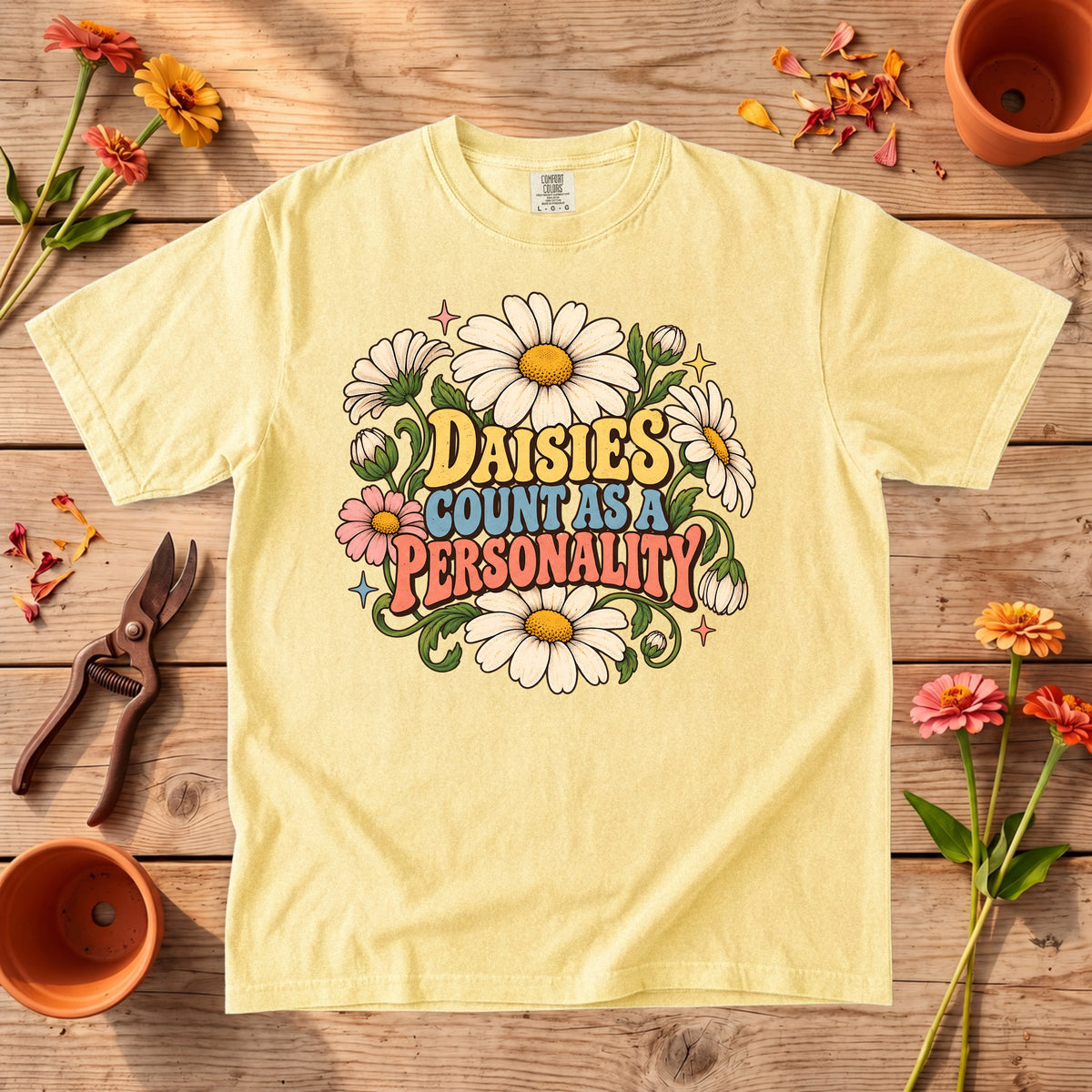 Daisies Count as a Personality T-Shirt