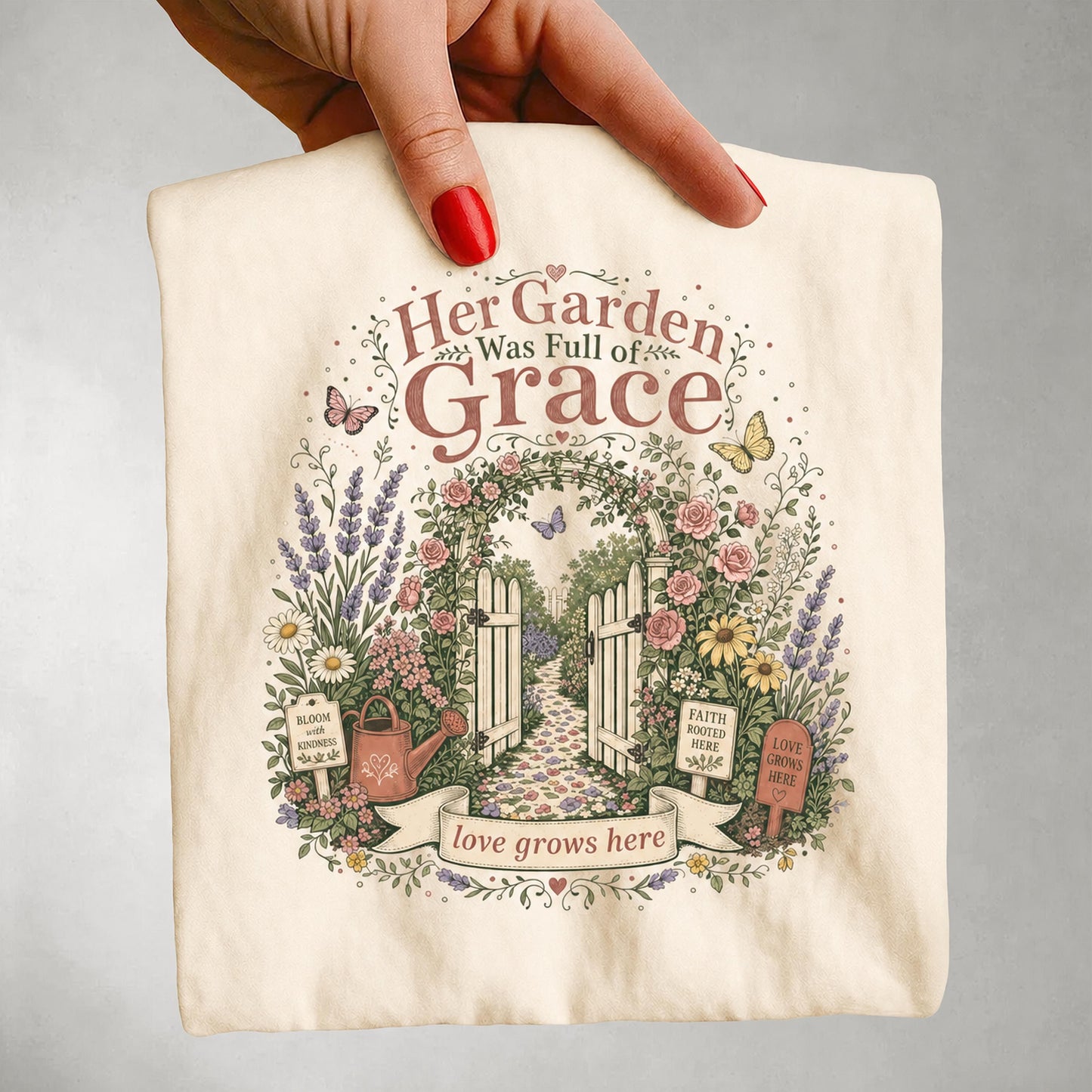 Her Garden Was Full of Grace T-shirt