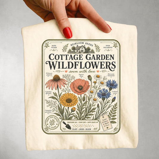Cottage Garden Wildflowers T-shirt